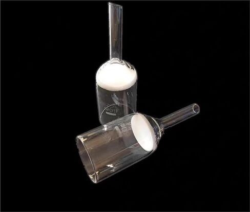 1PC Lab Buchner Funnel G3 35ML إلى 1000 مل من الفلتر الخشن الرمال القمع الملبد للأواني الزجاجية المختبرية (G1/G2/G4/G5 قابلة للاستبدال) (35 مل) in Saudi Arabia