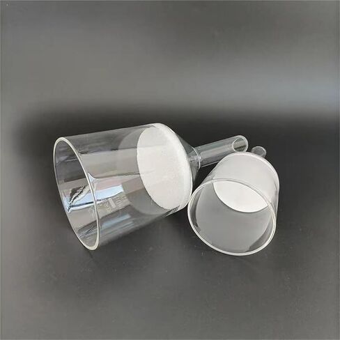 1PC Lab Buchner Funnel G3 35ML إلى 1000 مل من الفلتر الخشن الرمال القمع الملبد للأواني الزجاجية المختبرية (G1/G2/G4/G5 قابلة للاستبدال) (35 مل) in Saudi Arabia
