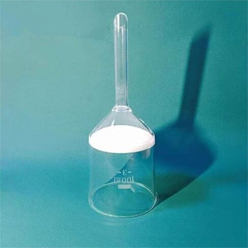 1PC Lab Buchner Funnel G3 35ML إلى 1000 مل من الفلتر الخشن الرمال القمع الملبد للأواني الزجاجية المختبرية (G1/G2/G4/G5 قابلة للاستبدال) (35 مل) in Saudi Arabia