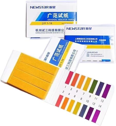 100 strips/box Four colors pH test paper Universal 1-14 laboratory test paper(10 boxes) in Saudi Arabia