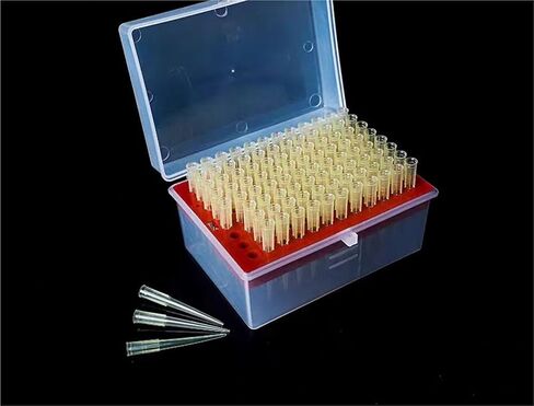 1SET LAB Pipettor Tip Box مع نصائح مرشح ماصة للتجربة 10ul/10ul-L/20ul/50ul/100ul/200ul/300ul/1ml/7ml/10ml (300ul Tips and Box) in Kuwait