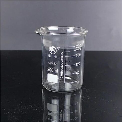 1 set of borosilicate glass laboratory cups, all sizes, chemical experiments, laboratory equipment, all sizes (5000mL 1 piece) in Saudi Arabia