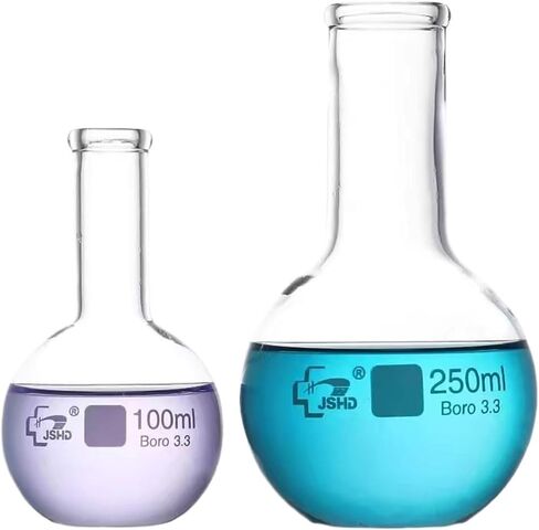 1pcs Standard frosted mouth19#24#29#single-mouth distillation flask with flat bottom capacity 50ml to 2000ml (1000ml caliber29) in Saudi Arabia