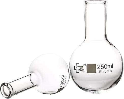 1pcs Standard frosted mouth19#24#29#single-mouth distillation flask with flat bottom capacity 50ml to 2000ml (1000ml caliber29) in Saudi Arabia
