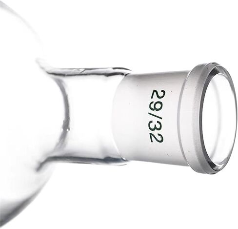 1pcs Standard frosted mouth19#24#29#single-mouth distillation flask with flat bottom capacity 50ml to 2000ml (1000ml caliber29) in Saudi Arabia