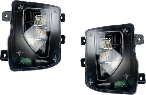 Boxlight Fog Lights Assembly for 2005-2015 Xterra / 2010-2019 Frontier Fog Light Kit with H11 12V 55W Halogen Lamps, Wiring Harness and Bezels in Saudi Arabia