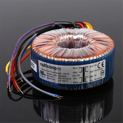 120W DUAL 12V 15V 18V 25V TOROIDAL TRANVERS RING COW 120V (120W DUAL 15V) in Kuwait