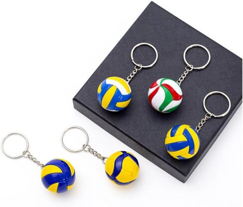 5Pcs Volleyball Keychain, Sports Match Souvenir Keychain, Bag Charms for Volleyball Lovers and Volleyball Fans in Saudi Arabia