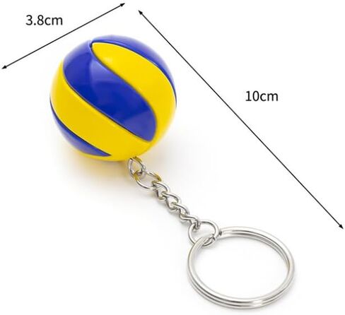 5Pcs Volleyball Keychain, Sports Match Souvenir Keychain, Bag Charms for Volleyball Lovers and Volleyball Fans in Saudi Arabia