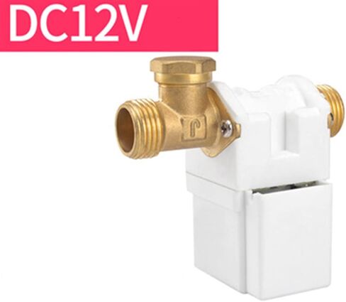 Brass Electric Solenoid Valve G1/2' NC 12v 24v 220v Water Heater air Solar System(Silver) in Saudi Arabia