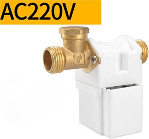 Brass Electric Solenoid Valve G1/2' NC 12v 24v 220v Water Heater air Solar System(Silver) in Saudi Arabia