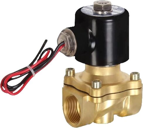 صمام الملف اللولبي الكهربائي 1/4 1/8 3/8 1/2 3/4 1 2 بوصة AC110V AC220V DC12V DC24V صمام الملف اللولبي الكهربائي الصمام الهوائي لغاز هواء زيت الماء مفيد (110 فولت ، DN25) in Saudi Arabia