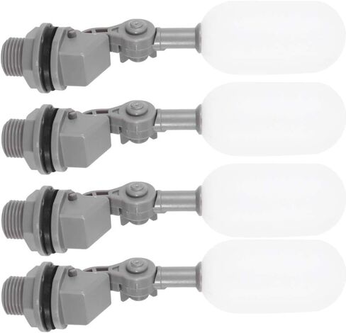 4pcs DN15 قطر الخيط 20 مم صمام الكرة العائم مغلق قبالة 1/2 بوصة تعبئة التغذية التلقائية مرطب مستوى الخزان مستوى المياه وات in Saudi Arabia