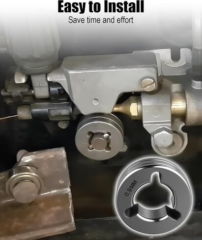 Drive Roll V-Groove 0.035 In Fit for Miller Millermatic 200/210/212/250/251/252 /DVI/Pulser/Vintage Replace 053700, 2 Pcs in Saudi Arabia