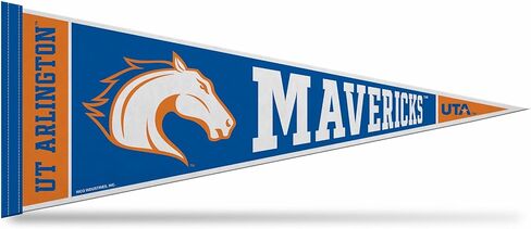 Rico Industries NCAA Texas-Arlington Mavericks 12" x 30" Felt Wall Décor Pennant - Great for Home/Bed Room/Man Cave Décor in Saudi Arabia