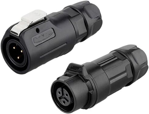 LP12 plastic docking male and female docking aviation 2 3 5 6 8 core car LED power connector(2 cores 5A) in Saudi Arabia