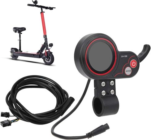 Display Thumb Throttle, 2 in 1 Universal Speedometer Manual Control Panel, with 6pin Connector Interface, for Electric Bike Scooter in Saudi Arabia