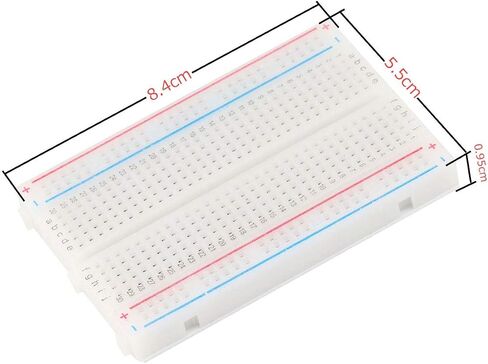 4pcs 400 Point Solderless Breadboards protoboard protoboard for proto shield conclisting clocks in Kuwait
