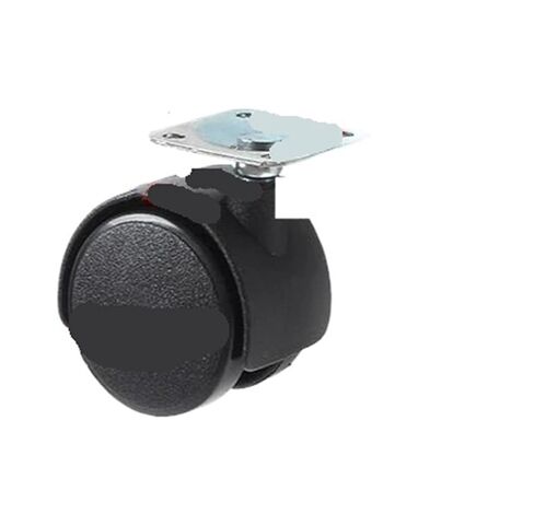 4 Pieces/lot 1 inch Nylon Wheel Flower Stand Universal Brake Caster circlip Plastic(Screw-Braked-8mm) in Kuwait