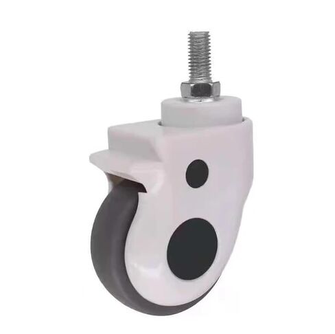 1 Piece/4 inch M16 Screw TPR Caster Swivel Wheel(with Brake) in Kuwait