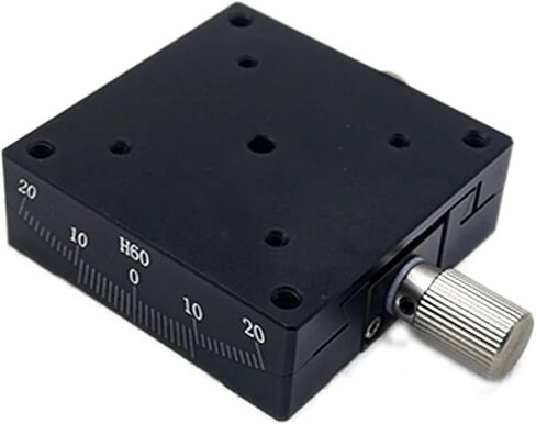 Micrometer Sliding Table X Axis GFG40 Manual Radian Angle Table Goniometer Swing Table Measurement Displacement Radian GFG25/60/80(GFG25-20) in Saudi Arabia