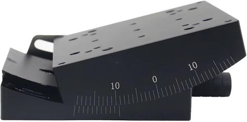 Micrometer Sliding Table X axis Manual Goniometer GFG100-95 Worm Gear Type Angle tilt Radian Angle Sliding Table in Saudi Arabia