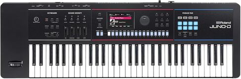 Roland JUNO-D8 Synthesizer Bundle with Adjustable Stand, Bench, Sustain Pedal, Cover, Austin Bazaar Instructional Video, and Polishing Cloth in Saudi Arabia
