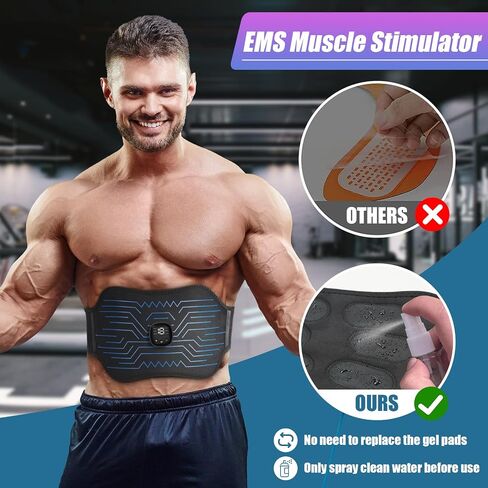 تم تطهير FDA - الحبر العضلات المنبه ABS ، محفز العضلات EMS ، حزام اللياقة AB معدات التمرين in Saudi Arabia