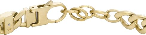 Fossil Men's Plated Stainless Steel Engravable Personalized Gift ID, Chain or Cuff Bracelet for Men in Saudi Arabia