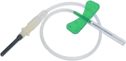 50Pcs Blood Collection Needles, 21G Butterfly Needles with Luer Adapter Sterile Individually Wrapped in Saudi Arabia