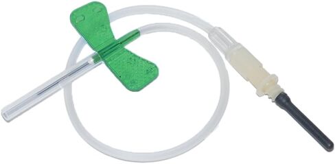 50Pcs Blood Collection Needles, 21G Butterfly Needles with Luer Adapter Sterile Individually Wrapped in Saudi Arabia