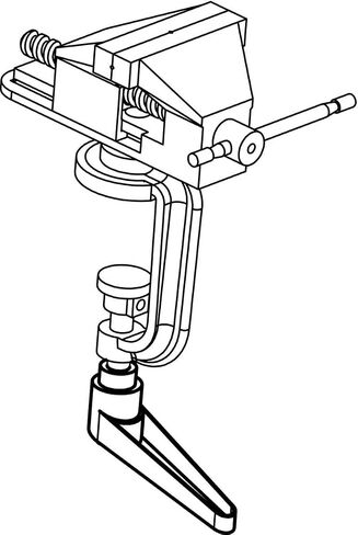 HALDER 24390.0032 Adjustable Clamping levers, Orange, d1=13 mm / d2=M3 in Kuwait
