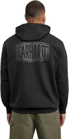 Carhartt Men's Rain Defender Loose Fit Midweight Logo Graphic Sweatshirt in Saudi Arabia