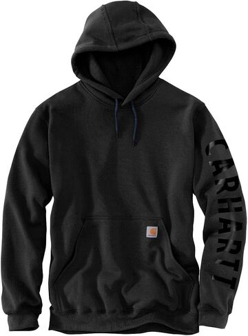 Carhartt Men's Rain Defender Loose Fit Midweight Logo Graphic Sweatshirt in Saudi Arabia