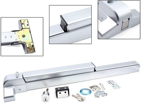 Door Push Bar Handles Door Push Bar Safety Commercial Panic Bar Emergency Exit Device Hardware in Kuwait