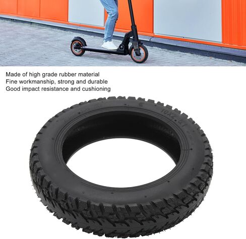 10x2 6.1 Scooter Tire,Solid Tire Electric Scooter Solid Tire Replacement Rubber Electric Scooter Vacuum Tire for Safe Driving in Kuwait