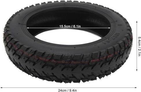 10x2 6.1 Scooter Tire,Solid Tire Electric Scooter Solid Tire Replacement Rubber Electric Scooter Vacuum Tire for Safe Driving in Kuwait
