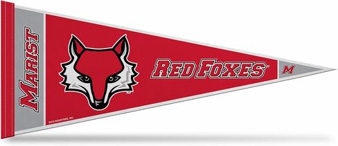 Rico Industries NCAA Marist Red Foxes 12" x 30" Felt Wall Décor Pennant - Great for Home/Bed Room/Man Cave Décor in Saudi Arabia