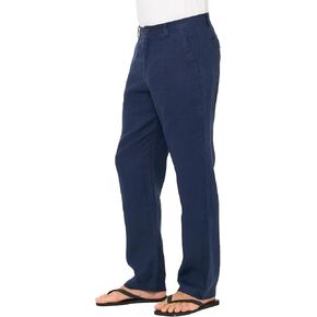 Mariyaab Men's 100% Linen Pants with Button Closure in Kuwait