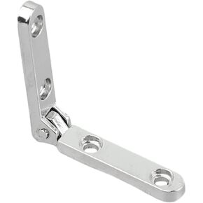Stainless Steel Ball Bearing Square Door Hinge 10pcs 90 Degree Hinges L-Shaped Spring Hinge Zinc Alloy Furniture for Wooden Box Jewellery Case Cabinet Fittings in Saudi Arabia