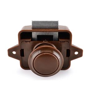 20Pcs Big-Brown Camper Car Lock 20mm Push Lock for RV Yacht Furniture Door Hardware Cabinet Drawer Locks Handles Lock in Kuwait