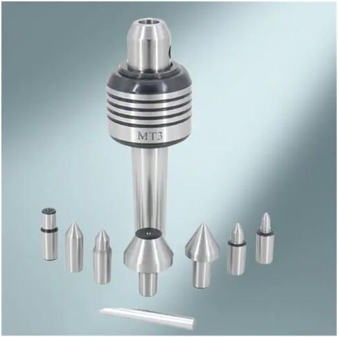 Woodworking Interchangable Live Center MT2 MT3 MT4 MORSE TAPER SHANK SHANK CENTRANGELLENT TOWER TYPENT TYPE TYPE TYPE (MT3) in Kuwait