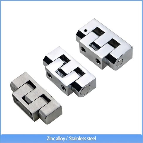 Heavy Duty Hinge for Industrial Machinery Equipment Cabinet Doors Stainless Steel Or Zinc Alloy Rotating Pivot Hinge 1Pcs(Large (Black)) in Saudi Arabia