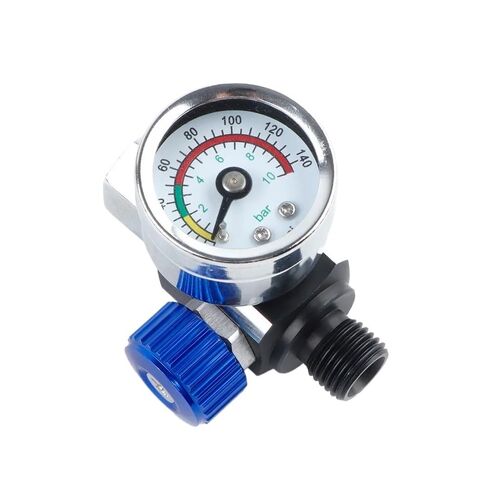 G1/4 Air Pressure Regulator Kit, Mini Air Adjusting Valve Regulator with Gauge for Spray Guns & Pneumatic Tools Easy to Install in Saudi Arabia