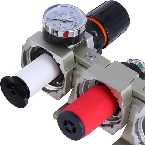 1pc 3 مرحلة معالج الهواء المجففة معالجة جسيمات الجسيمات منظم الجسيمات مرشح مرشح مرشح مرشح تجفيف الهواء (تصريف نصف التوت 1L2) in Kuwait