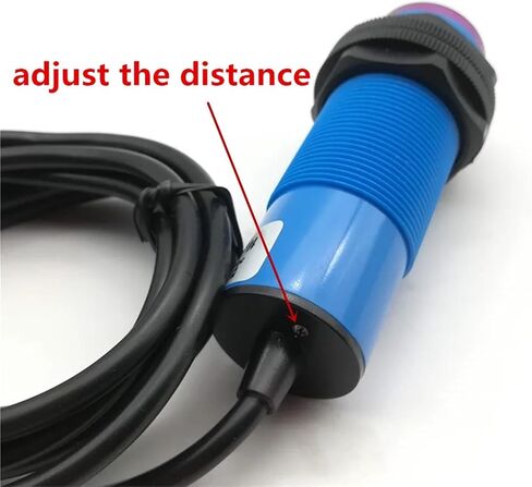Sensor Npn M30 20cm 30cm 50cm 70cm 1m Adjust Sensing Detect Distance Difuuse Type Infraed Swit(NPN NO) in Saudi Arabia