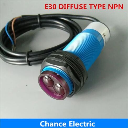 Sensor Npn M30 20cm 30cm 50cm 70cm 1m Adjust Sensing Detect Distance Difuuse Type Infraed Swit(NPN NO) in Saudi Arabia