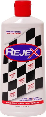 Technologies Corrosion Technologies Rejex 61041 (4 fl Oz) - اللمعان العالي الذي يحمي | لجميع المركبات | الطلاء مصفوفة السيراميك وسطح السطح | يدوم 3x أطول من الشمع | لا شيء يلتصق ولكن اللمعان! in Kuwait