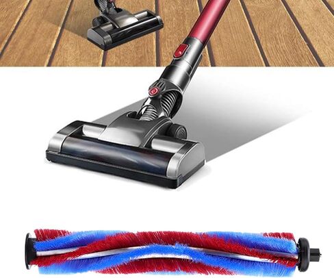 Generic Vacuum Attachments, Soft Roller Brush Head for for A219 Pro Cordless Vacuum Cleaners Parts Hardwood Floor Attachment Roller Brush V Shape Top, Genericvh59r2npgz in Saudi Arabia