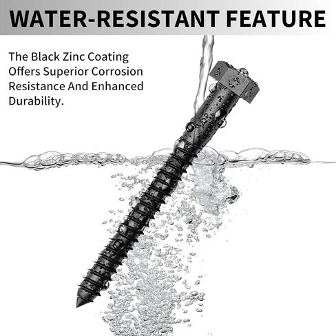 Party Animal 3/8 × 1-3/4 LAG Shield 50PCS مرساة درع التوسع مع مسامير تأخر رأس سداسية 3/8 × 2-1/2 "20pcs ، 3/8 × 1-1/2" 20pcs ، 3/8 × 2 20pcs ، 3/8 × 1-1/4 "20pcs in Kuwait